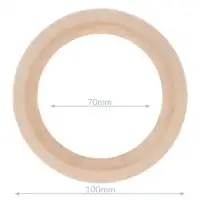 100mm Houten ringen buitenmaat kopen bij Wollies by Lies