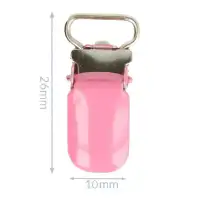 Babyclips 10mm roze kopen bij Wollies by Lies