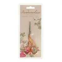 Borduurschaar ooievaar rose goud 115mm thumbnail 2