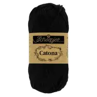 Scheepjes Catona 110 Jet Black