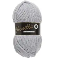 Lammy Yarns Chenille 6 038 licht grijs