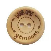 Knoop Door oma gemaakt 30mm kopen bij Wollies by Lies
