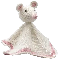 Knuffeldoekje Muis - Hardicraft Haakpakket kopen bij Wollies by Lies