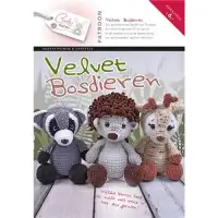 Patroonboekje Velvet Bosdieren kopen bij Wollies by Lies