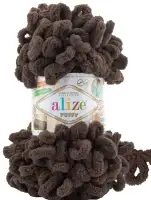 Alize Puffy 534 Dark Brown