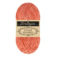 Scheepjes Stone Washed 843 Realgar Red