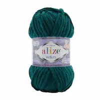 Velluto 426 dark petrol green