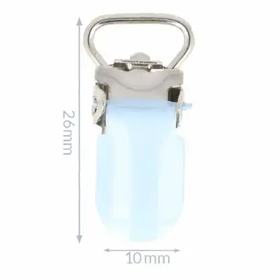 Babyclips 10mm blauw kopen bij Wollies by Lies