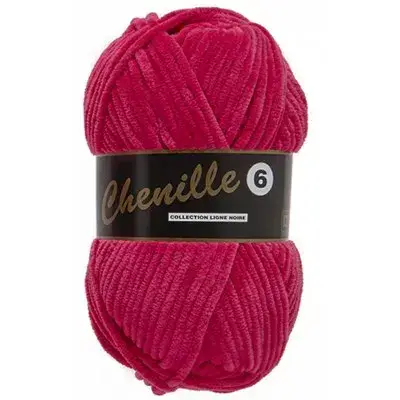Lammy Yarns Chenille 6 020 framboos