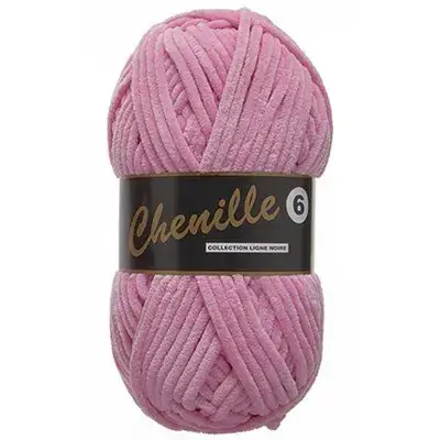 Lammy Yarns Chenille 6 713 zuurstok roze