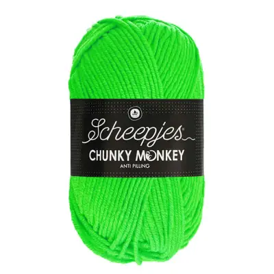 Scheepjes Chunky Monkey 1259 Neon Green