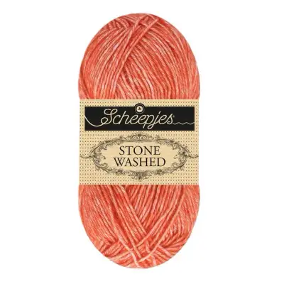 Scheepjes Stone Washed 843 Realgar Red
