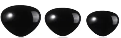 24mm veiligheidsneus zwart kopen bij Wollies by Lies