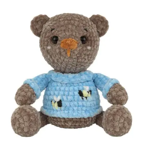 Amigurumi kit zachte knuffels haken - beer