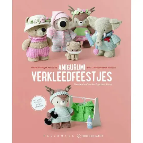 Amigurumi verkleedfeestjes - Madelenon kopen bij Wollies by Lies