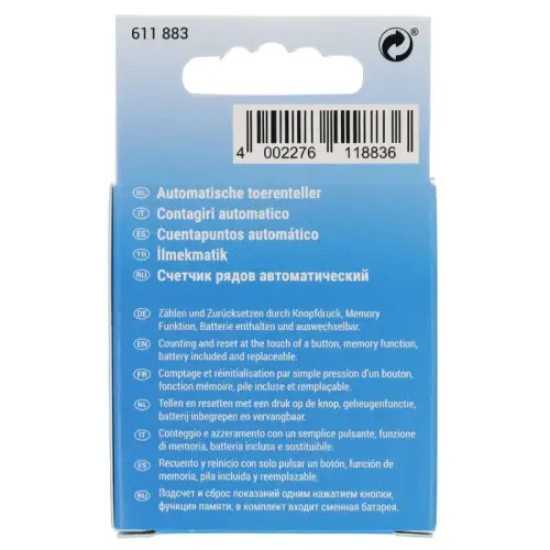 Automatische toerenteller blauw thumbnail 4