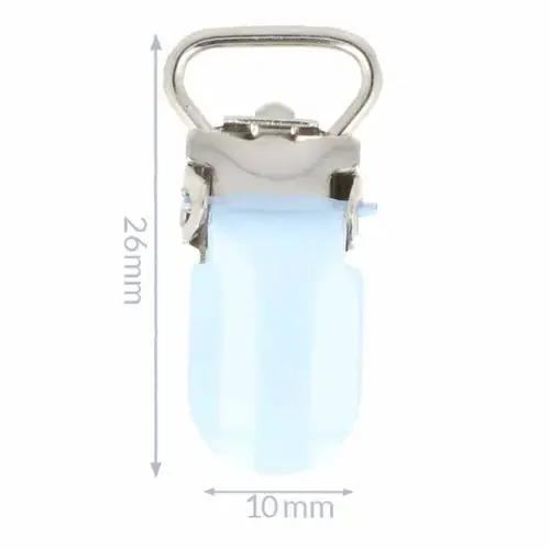 Babyclips 10mm blauw