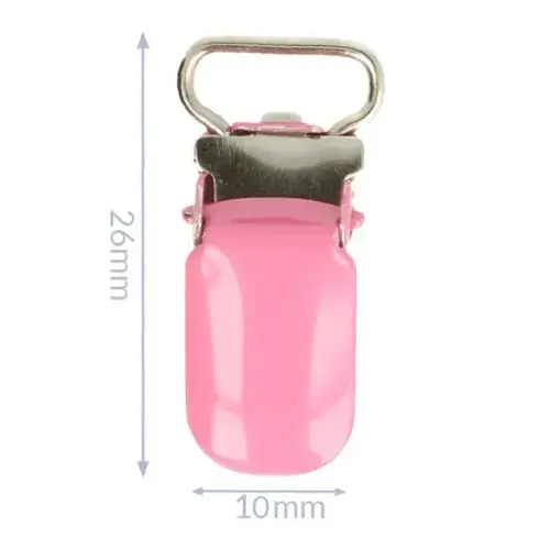 Babyclips 10mm roze kopen bij Wollies by Lies