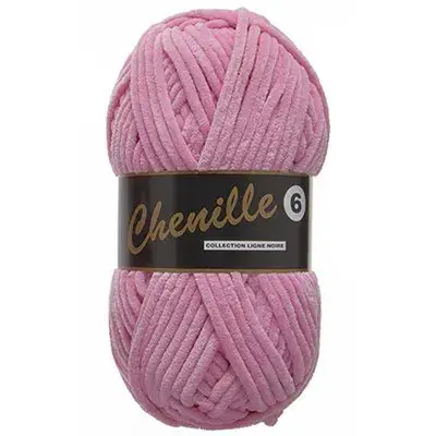Lammy Yarns Chenille 6 713 zuurstok roze