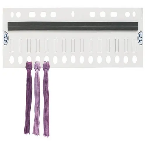 DMC Draadkaart voor 15 kleuren met magneetstrips