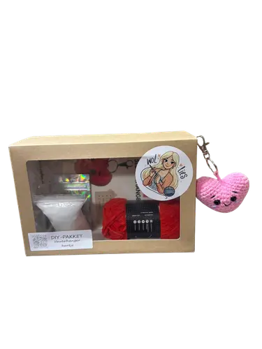 Haakpakket Sleutelhanger Hartje