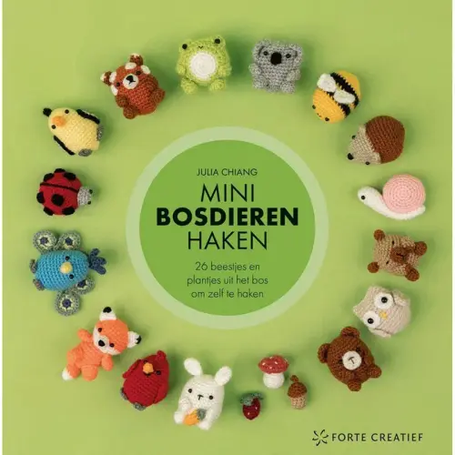 Mini bosdieren haken kopen bij Wollies by Lies