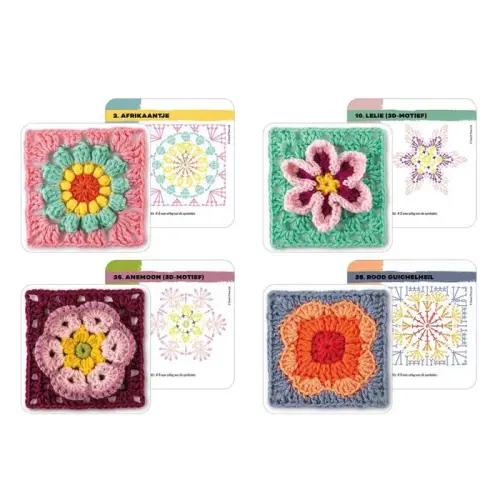 Mix en match granny squares bloemen thumbnail 2