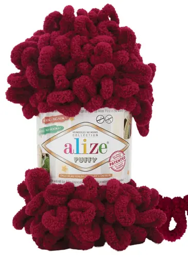 Alize Puffy 987 Cherry Red