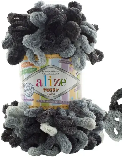 Alize Puffy Color 6532 Antracite Melange