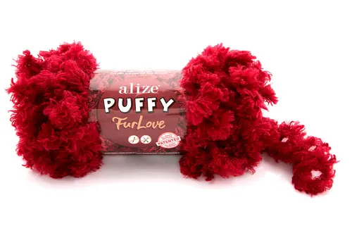 Alize Puffy Fur Love 056 Red