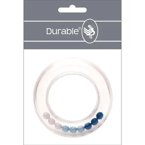 Rammelaar met balletjes blauw kopen bij Wollies by Lies