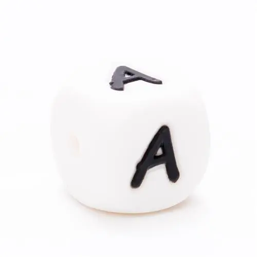 Durable siliconen letterkralen 12 mm letter A