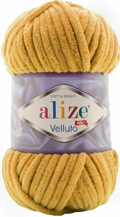 Alize Velluto 002 mustard