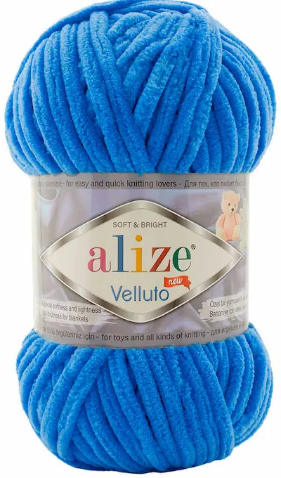 Alize Velluto 141 royal blue