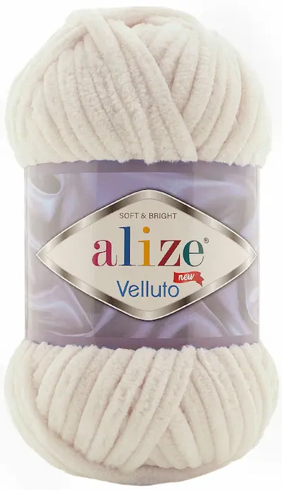 Alize Velluto 599 ivory
