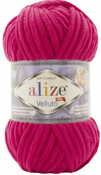 Alize Velluto 798 fuchsia