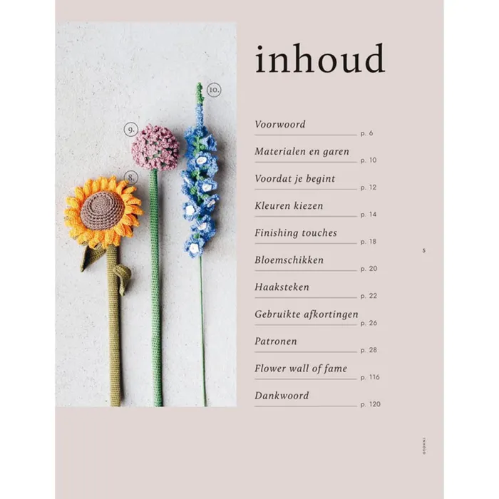 Bloemen haken Sascha Blase van Wagtendonk