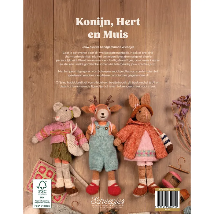 Konijn hert en muis - Jacquelien Twijnstra