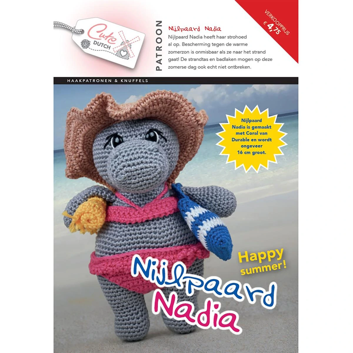 Patroonboekje Nijlpaard Nadia