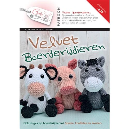 Patroonboekje Velvet Boerderijdieren
