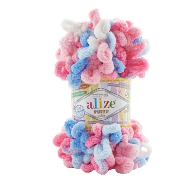 Puffy Color 6525 Blue Pink White