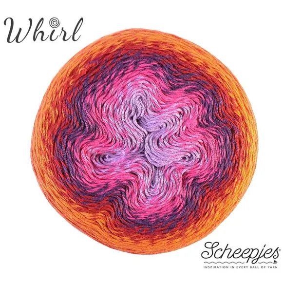 Whirl 764 Red Velvet Sunrise