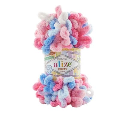 Puffy Color 6525 Blue Pink White